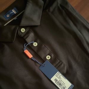 Stitch Golf golf shirt, brand new, tags still on. Solid black,  athletic style